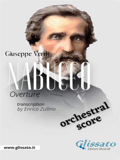Cover image for Nabucco (overture)--Conductor Score
